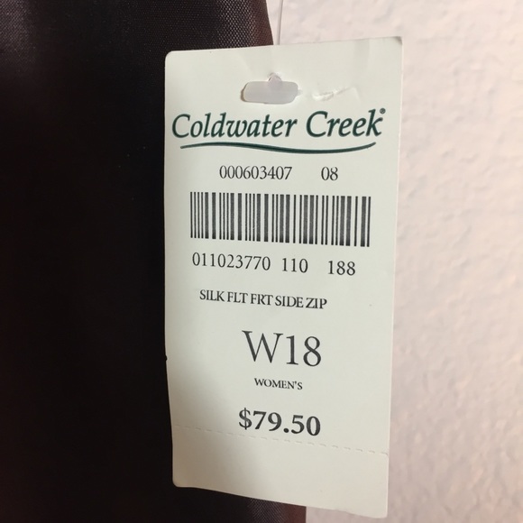 Coldwater Creek Women’s Silk Capris NWT - Picture 3 of 6